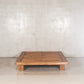 Base de cama matrimonial moderna de madera para recámaras contemporáneas y sofisticadas