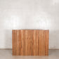 Cabecera matrimonial moderna de madera estilo contemporáneo para interiores cálidos y sofisticados