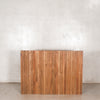 Cabecera matrimonial moderna de madera estilo contemporáneo para interiores cálidos y sofisticados