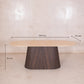 Mesa de Comedor Catania de Nogal y Mármol Travertino – 1.80 mts