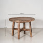 Table à manger circulaire vintage 1 mètre