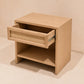Parota sheet metal bureau with jute 1 drawer