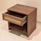 Parota sheet metal bureau with jute 1 drawer