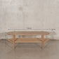 Mesa de centro rectangular Kangar – Encino o nogal 120x60