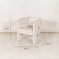 Individual armchair for Lipari living room