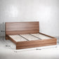 Lit king size Marsala 