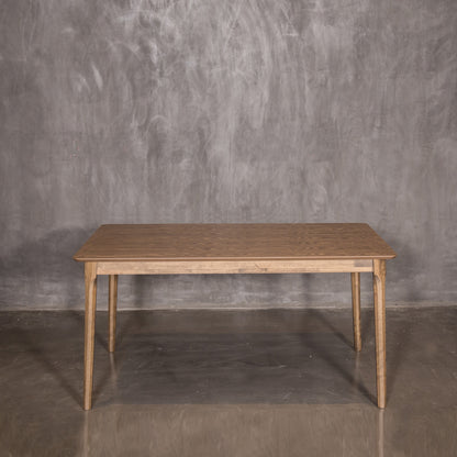 Mesa de comedor contemporánea de madera maciza para interiores cálidos y sofisticados