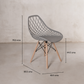 PAQUET DE 4 CHAISES OSLO VENTO