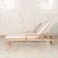 Chaise longue simple en bois Saona