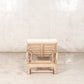 Chaise longue simple en bois Saona