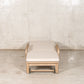 Chaise longue simple en bois Saona