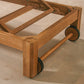 Chaise longue simple en bois Saona