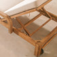 Chaise longue simple en bois Saona
