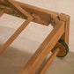 Chaise longue simple en bois Saona