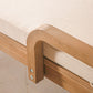 Chaise longue simple en bois Saona