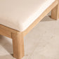 Chaise longue simple en bois Saona