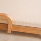 Chaise longue simple en bois Saona