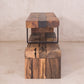 Credenza de madera Vintage extensible