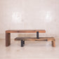 Credenza de madera Vintage extensible