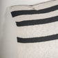 Coussin losange blanc/noir 50 x 50 cm