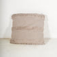 Coussin losange blanc/noir 50 x 50 cm