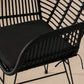 Silla para comedor Tobago Negro